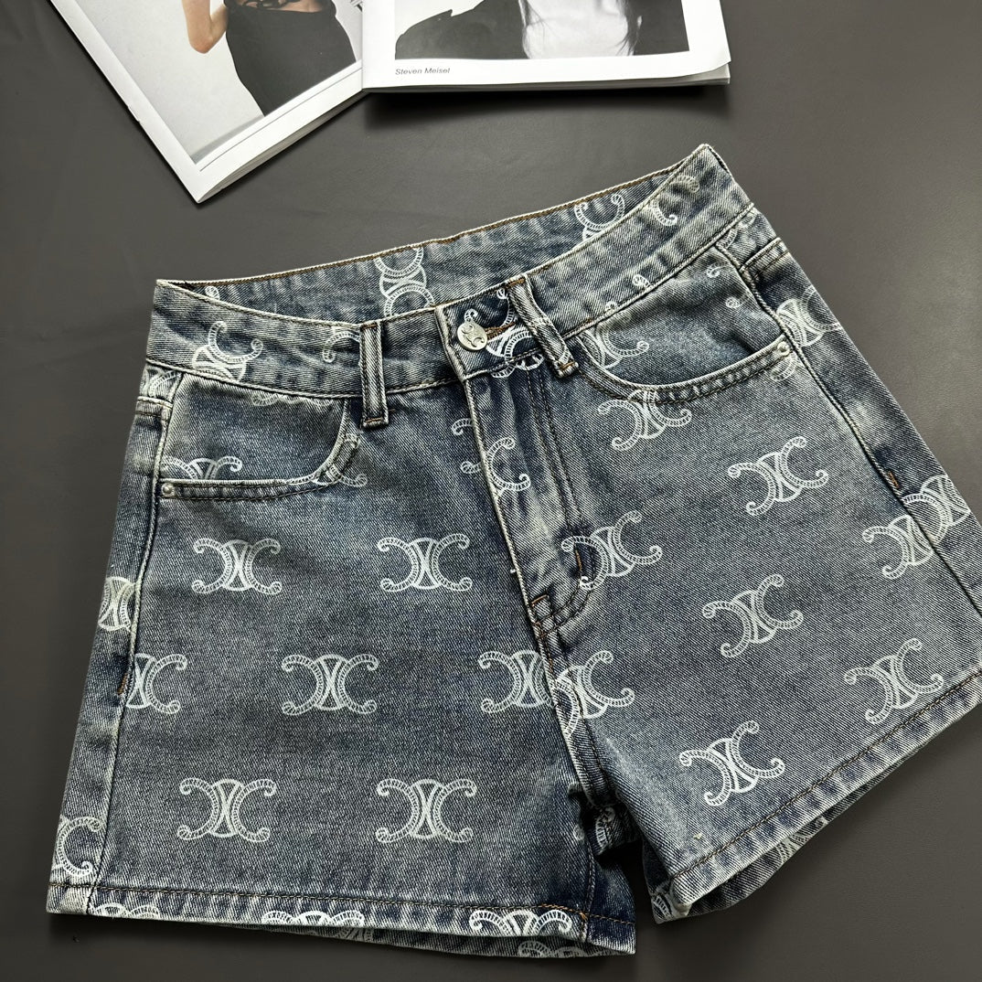 0528 Spring and summer new arrival full print shorts