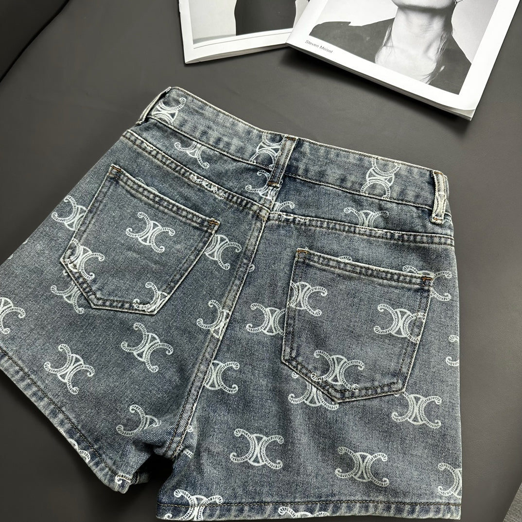 0528 Spring and summer new arrival full print shorts