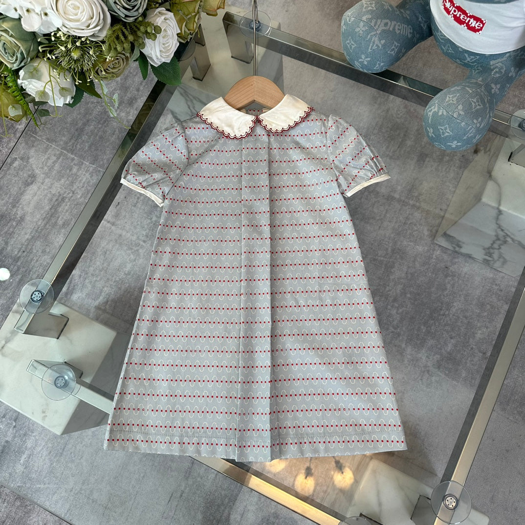 0528 Doll neck dress