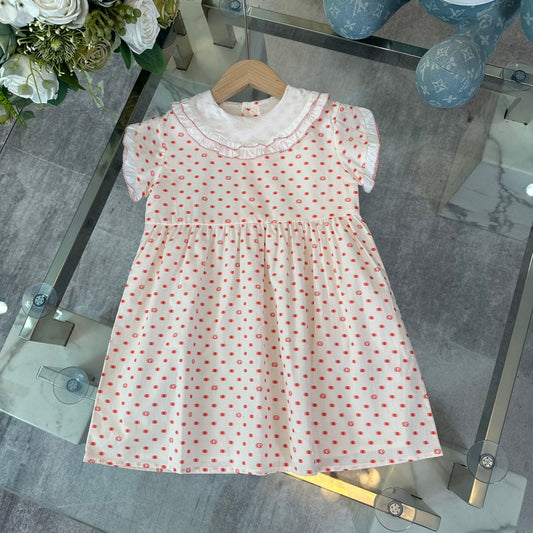 0528 Doll neck dress