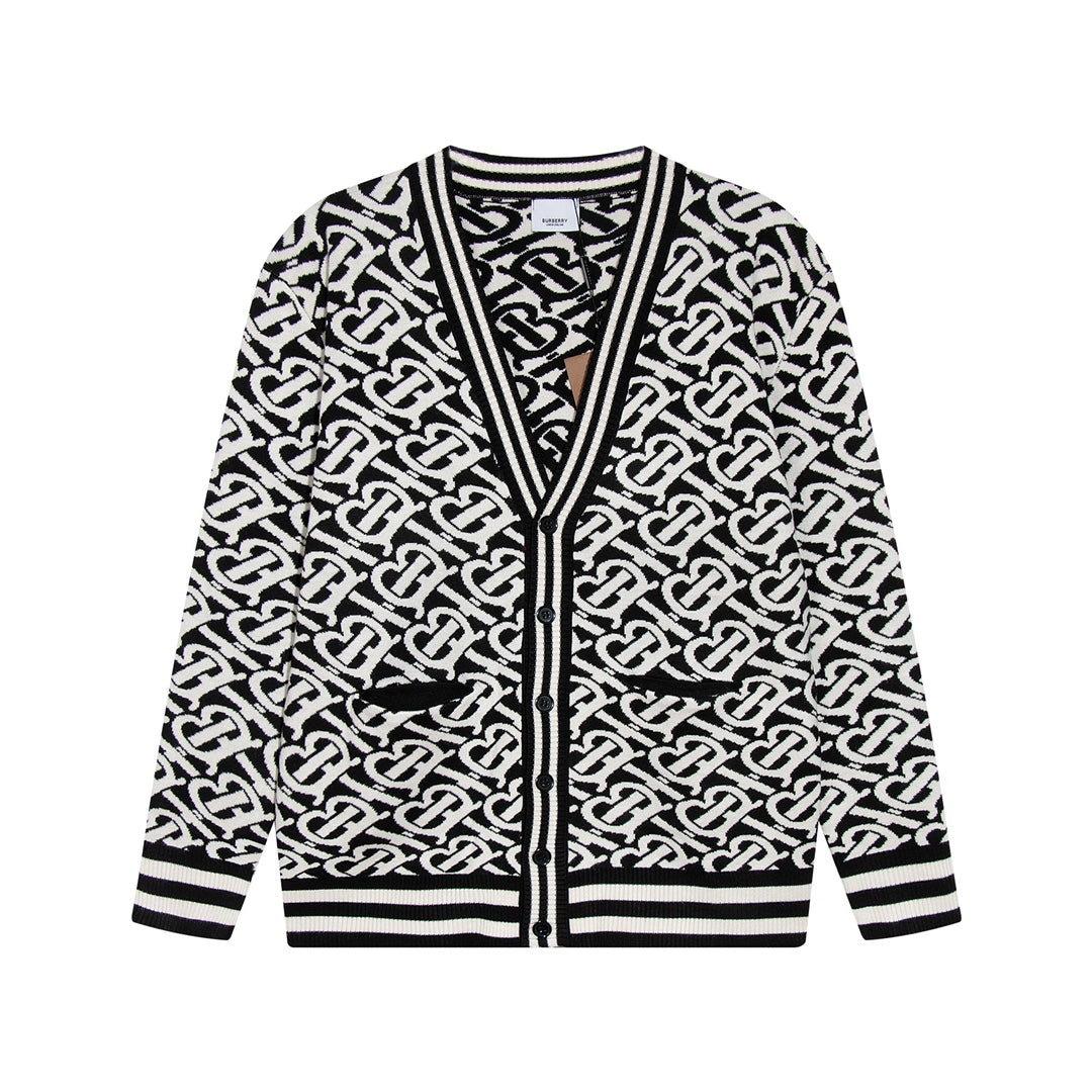 Monogram Jacquard Cardigan