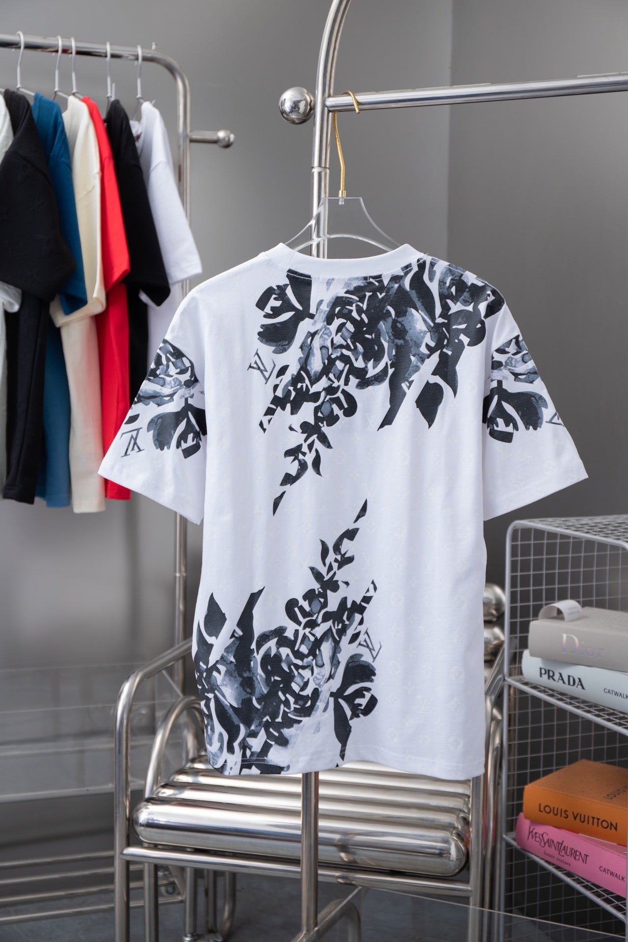 Flower Pattern Printed T-Shirt