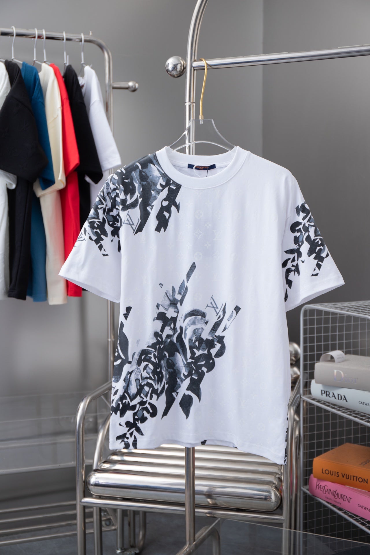 Flower Pattern Printed T-Shirt