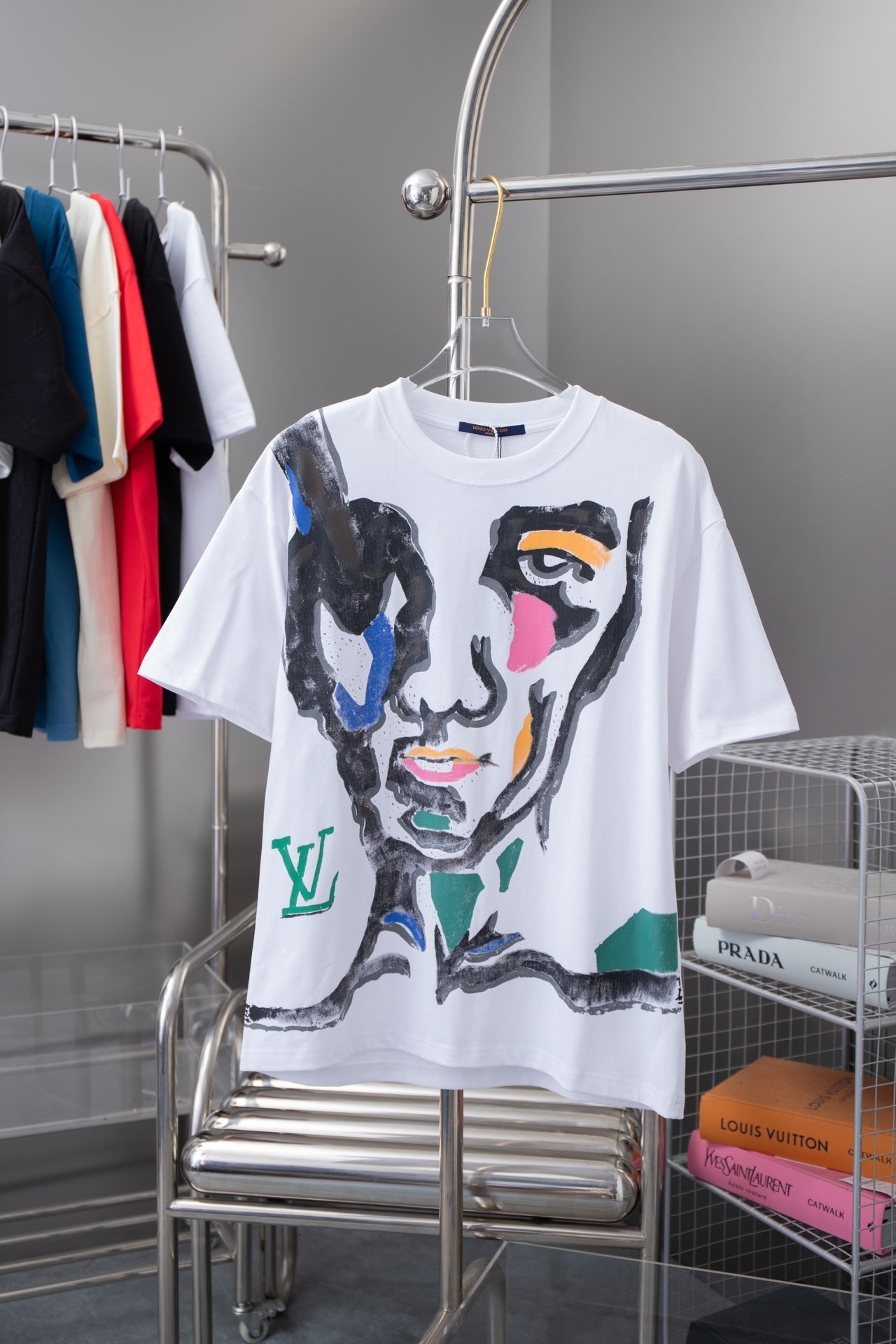 Face print T-shirt