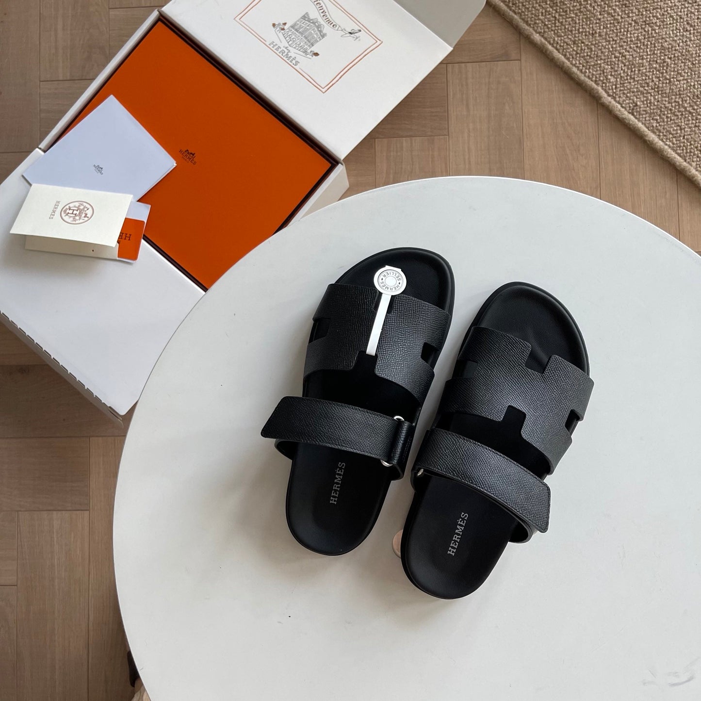 0425 The latest summer calfskin functional sandals(summer preferred)