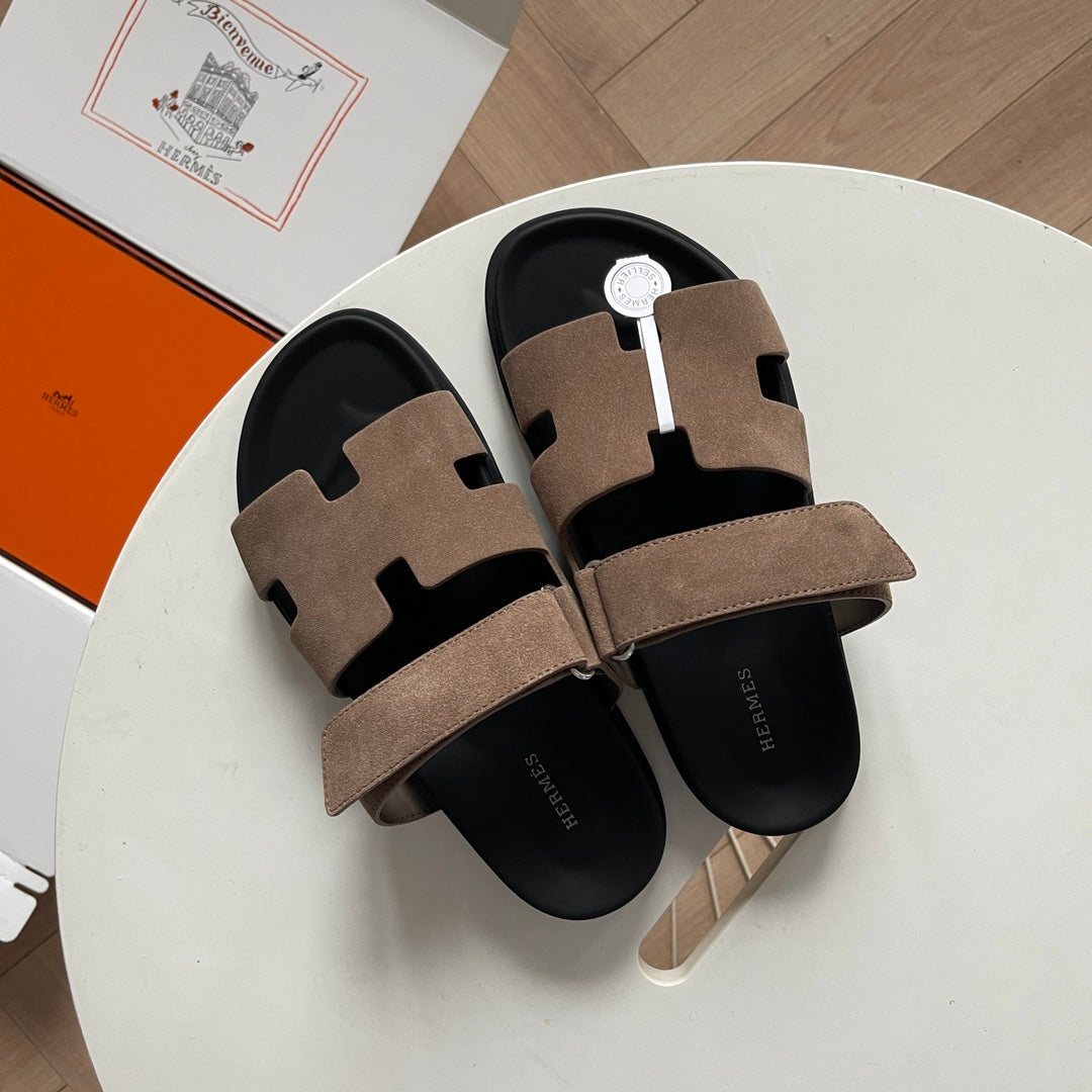 0425 The latest summer calfskin functional sandals