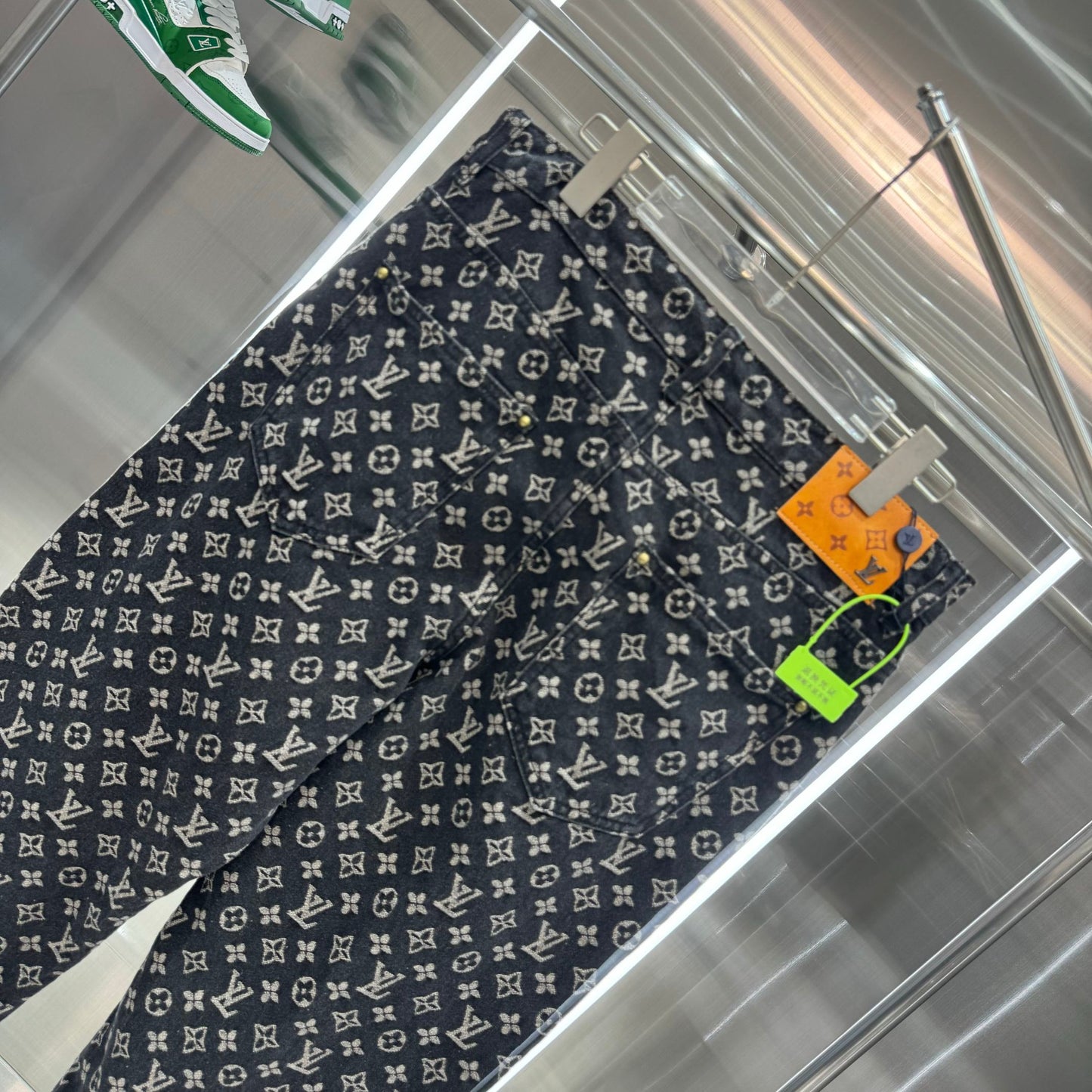 0617 New cargo style printed jeans