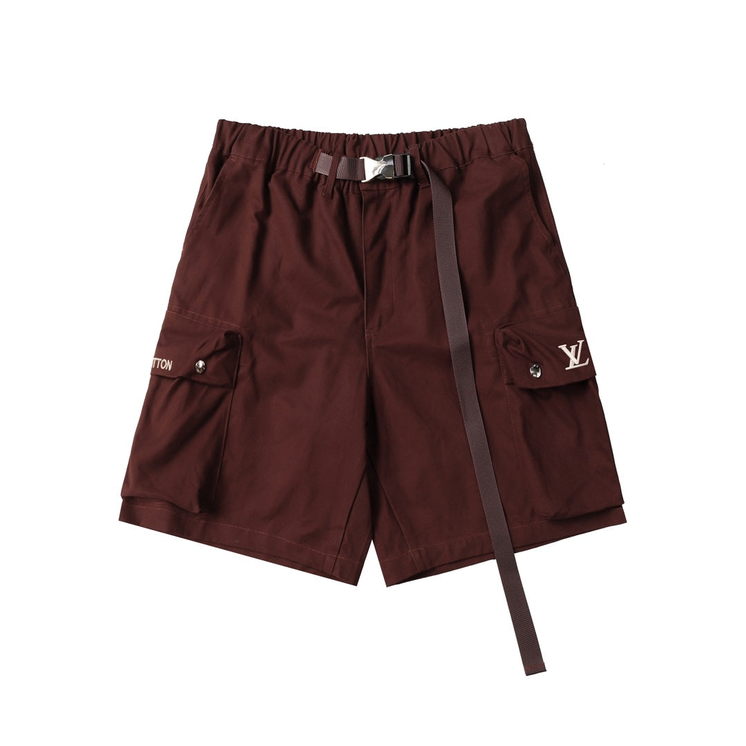 0717 Cargo style belt shorts