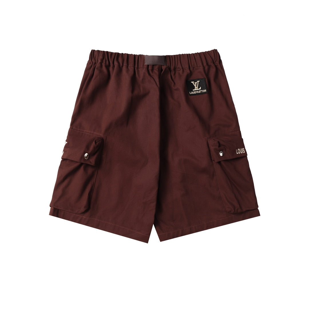 0717 Cargo style belt shorts