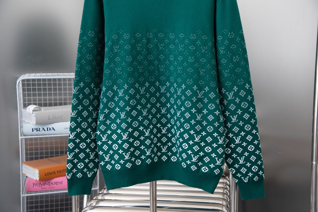 0818 New autumn and winter color matching sweater