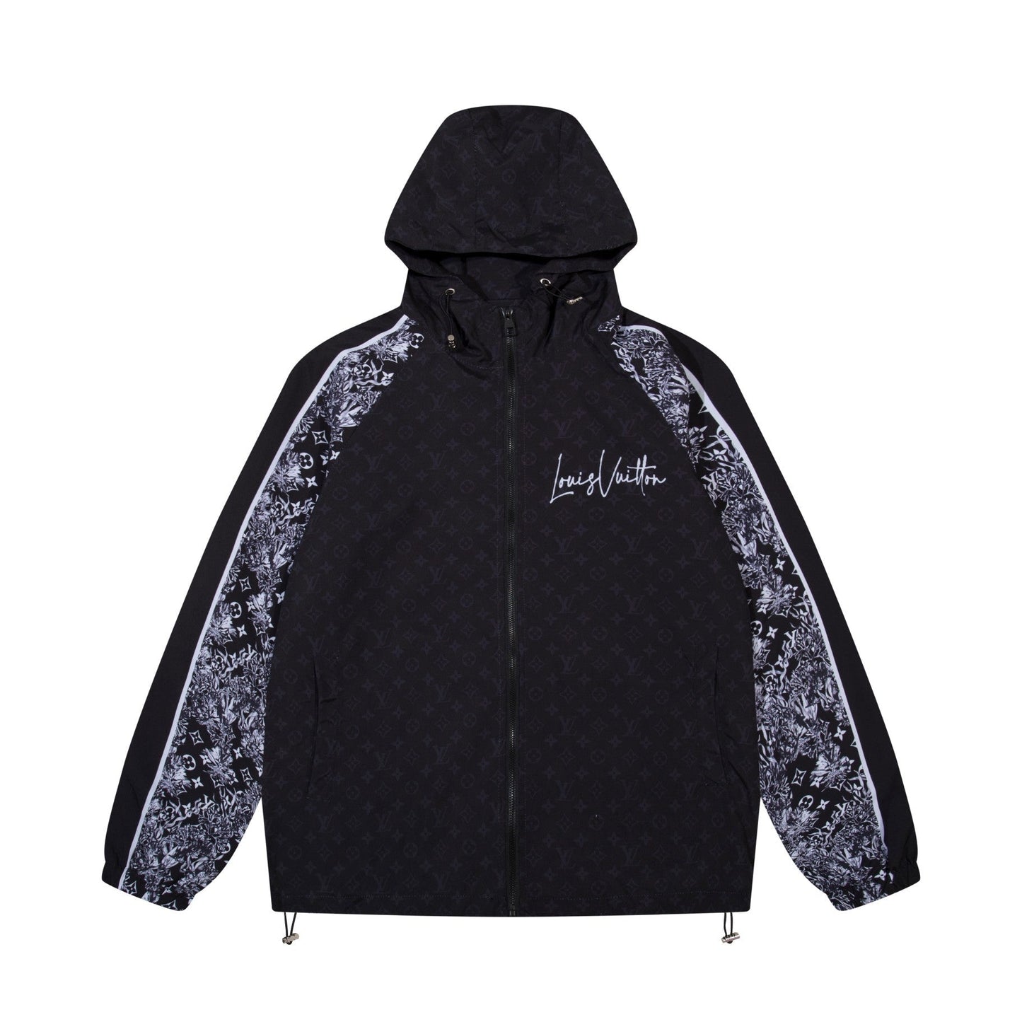 0906 New zipper print craft hoodie