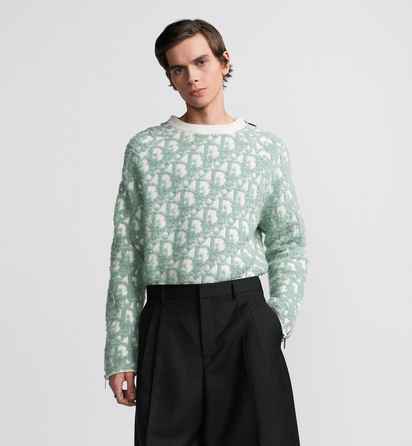 1007 Classic slim-fit jacquard sweater