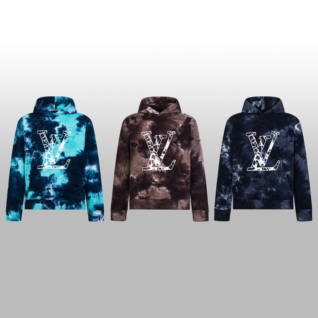 1014 Heavy craft fried color hoodie