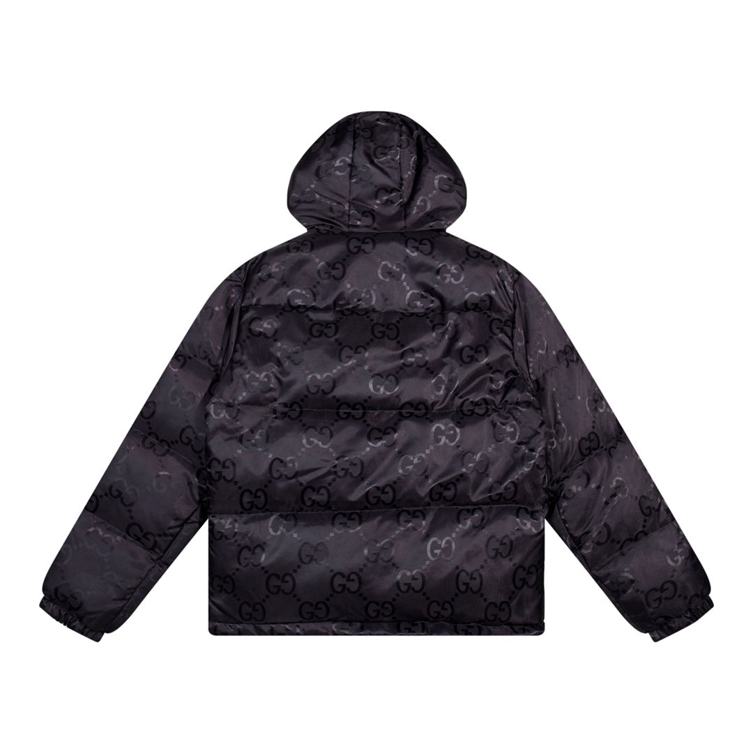 1021 New jacquard fabric down jacket