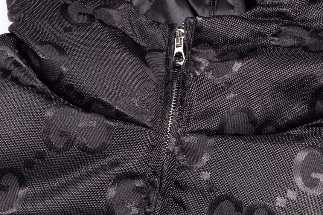 1021 New jacquard fabric down jacket