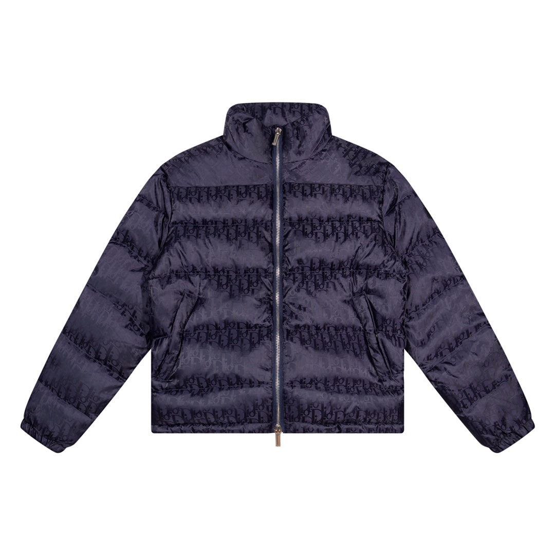 1021 New jacquard fabric down jacket