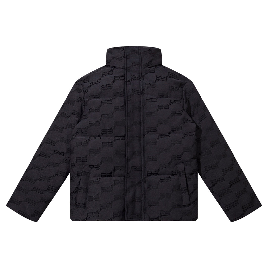 1021 New jacquard fabric down jacket