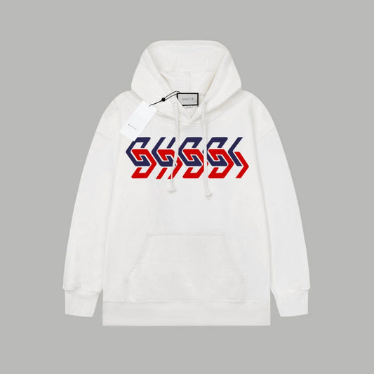 1021 New high quality feature pattern crew-neck hoodie