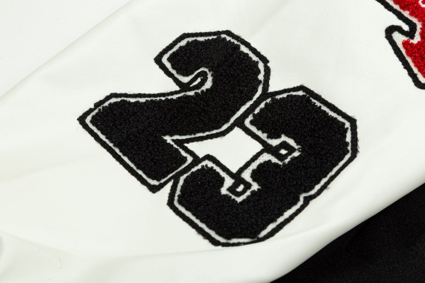 1111 New top of the line flocking alphabet embroidery patchwork baseball jacket