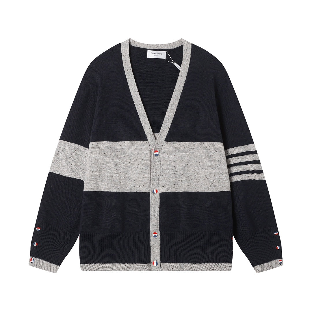 1119 New classic color cardigan sweater