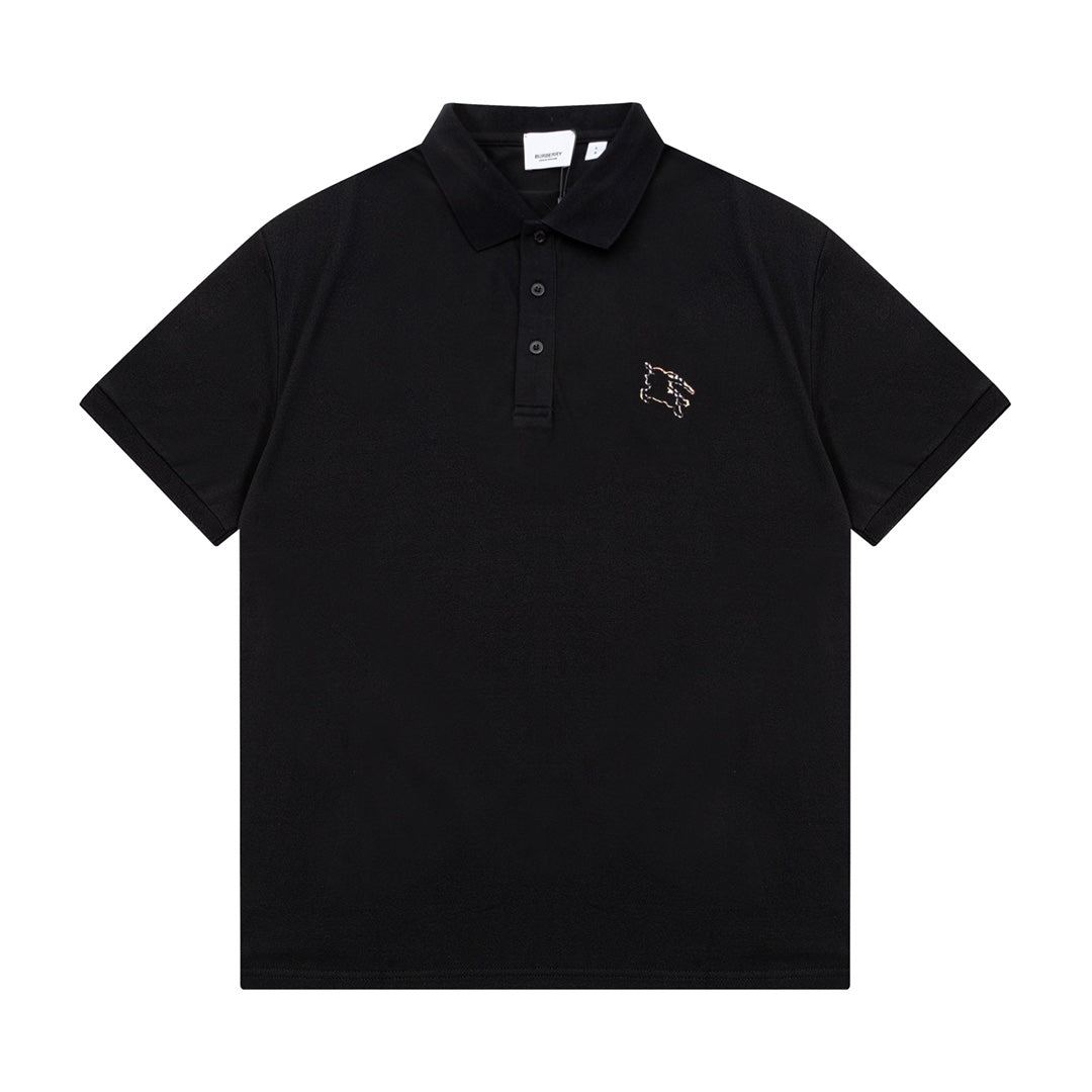 1203 New monogram embroidered collar POLO shirt