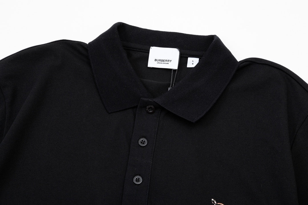 1203 New monogram embroidered collar POLO shirt