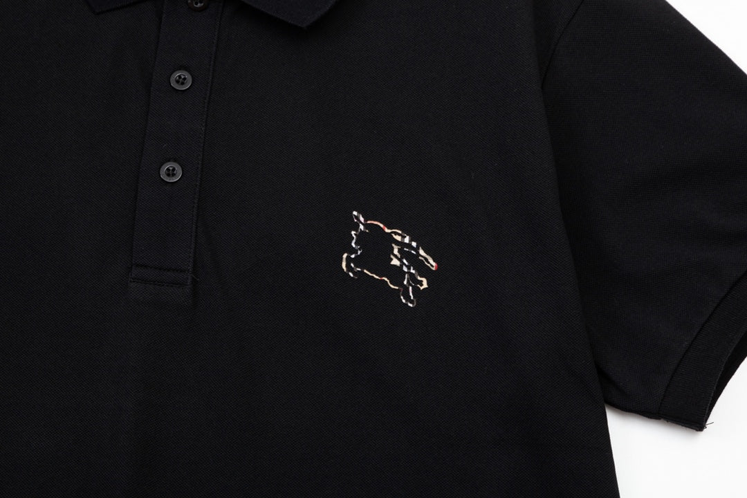 1203 New monogram embroidered collar POLO shirt