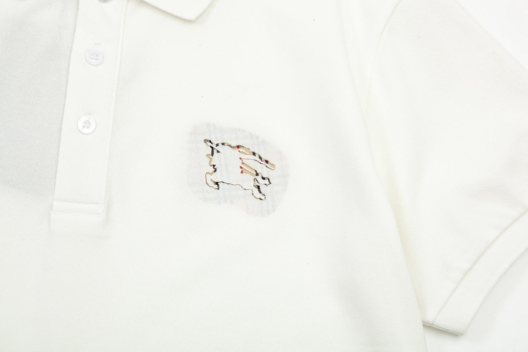 1203 New monogram embroidered collar POLO shirt