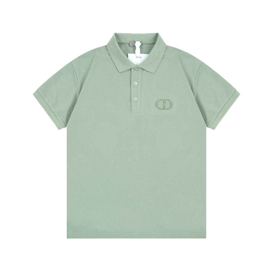 1203 New classic neckline color-matching POLO shirt