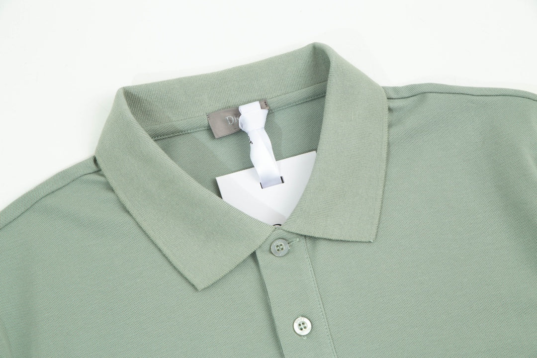 1203 New classic neckline color-matching POLO shirt