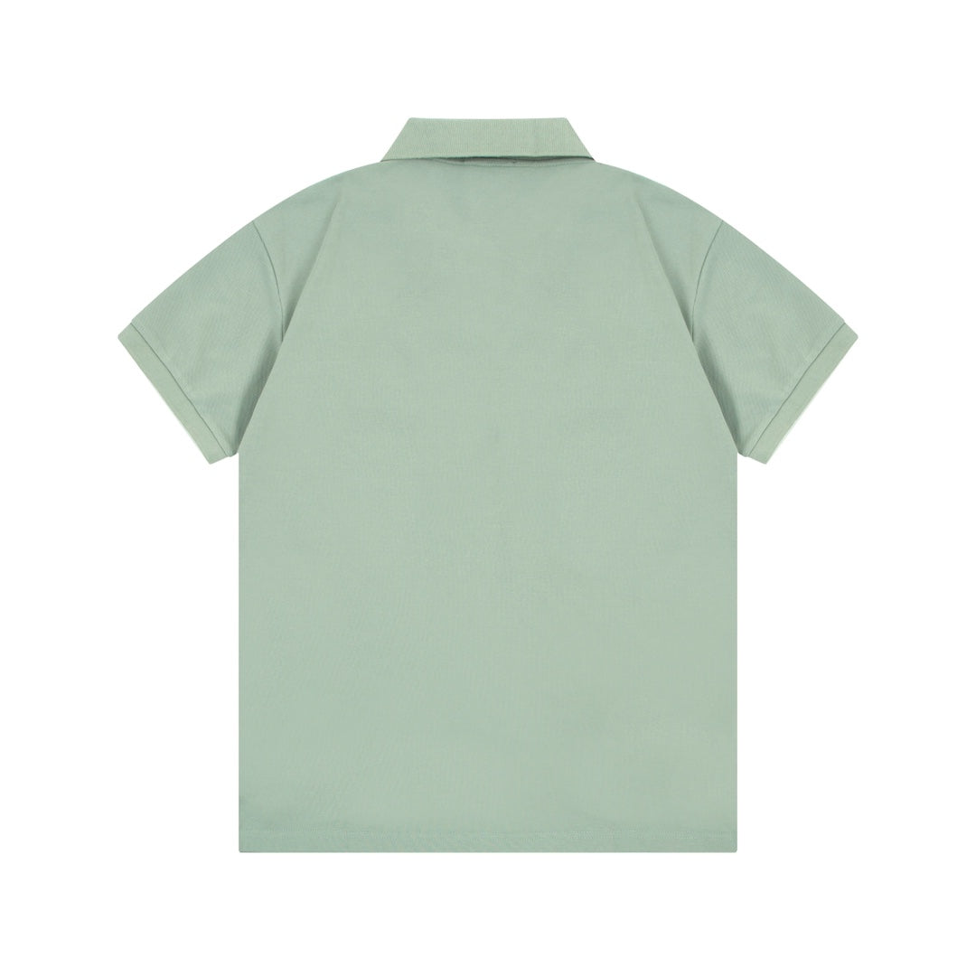 1203 New classic neckline color-matching POLO shirt