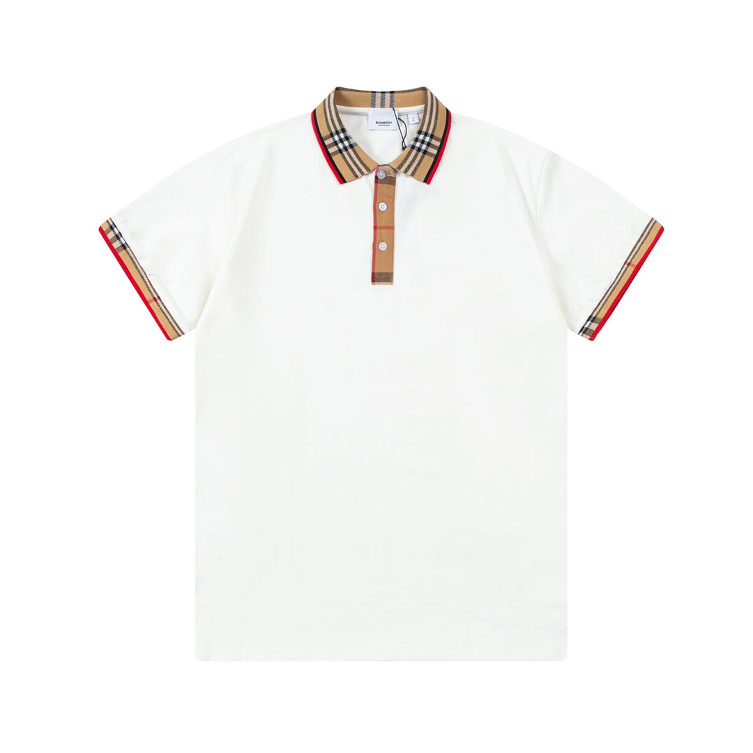 1203 New classic neckline color-matching POLO shirt