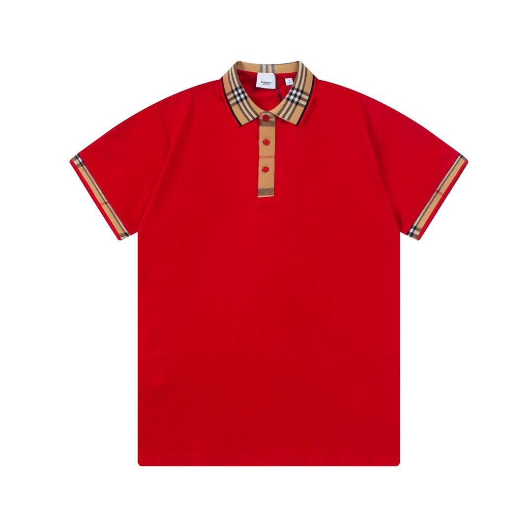 1203 New classic neckline color-matching POLO shirt