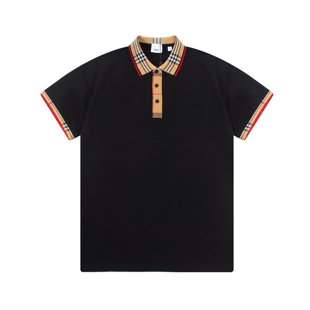 1203 New classic neckline color-matching POLO shirt