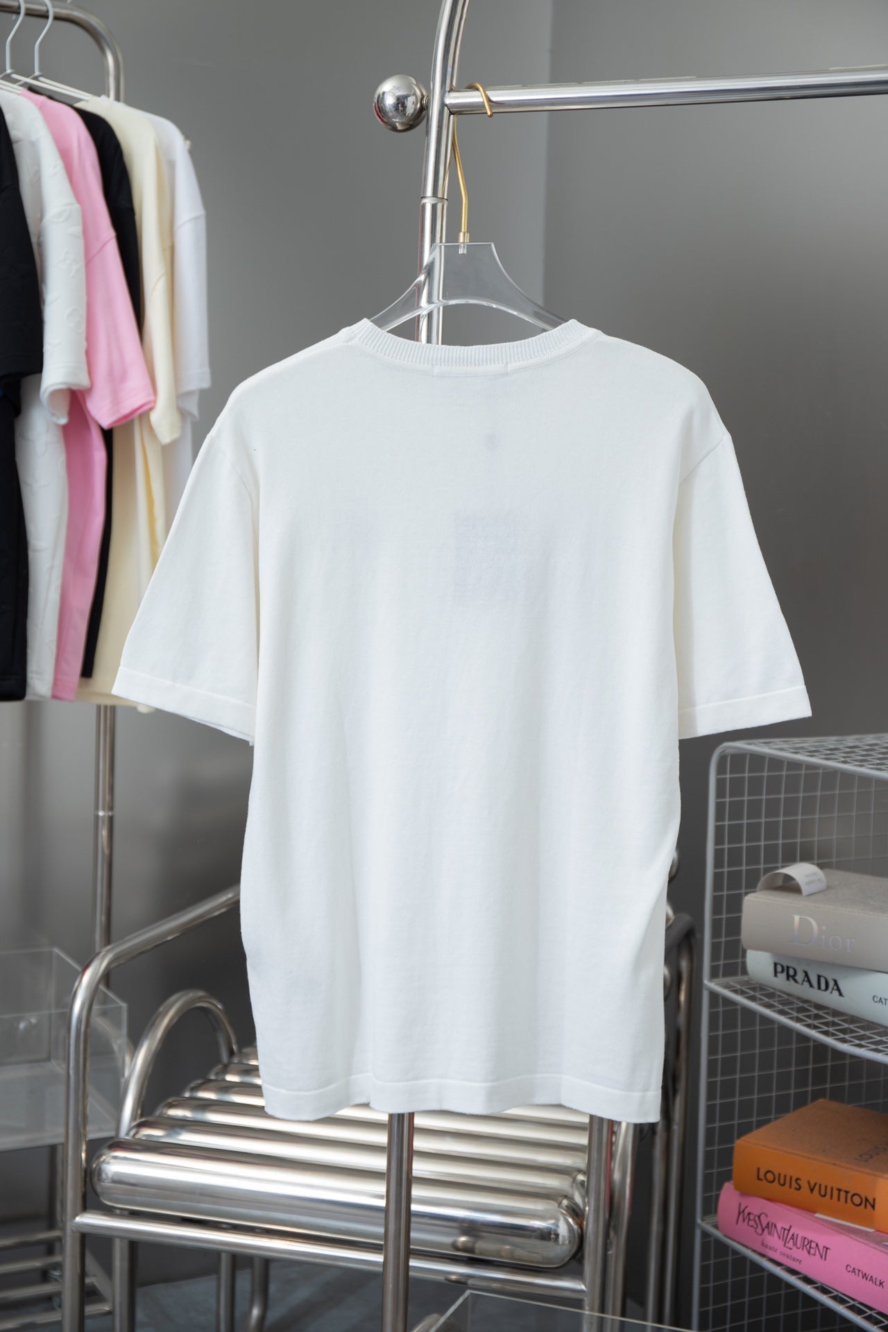 1203 New high quality pin 🧷 short sleeve knit T-shirt