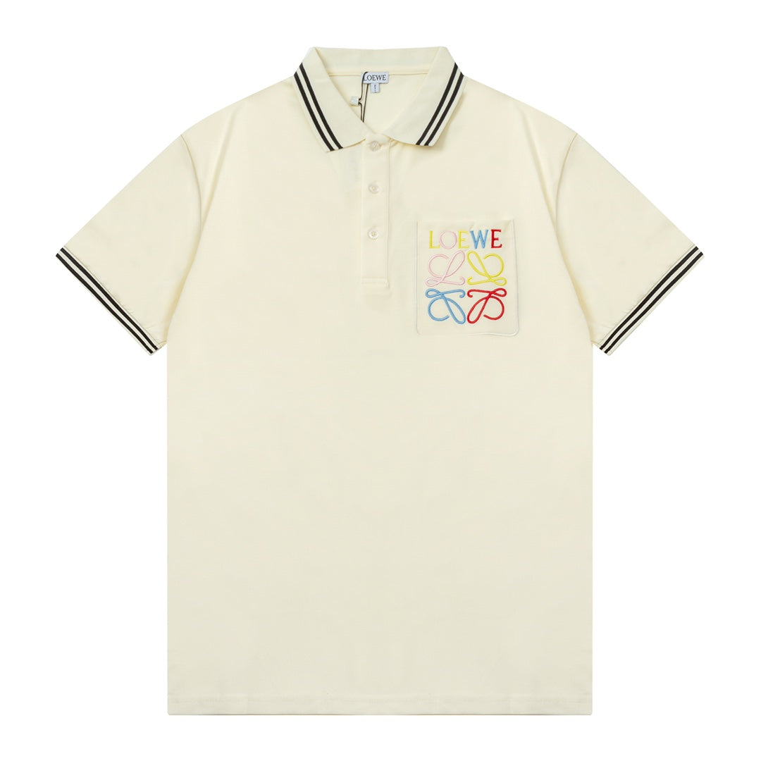 1211 New monogram embroidered polo shirt