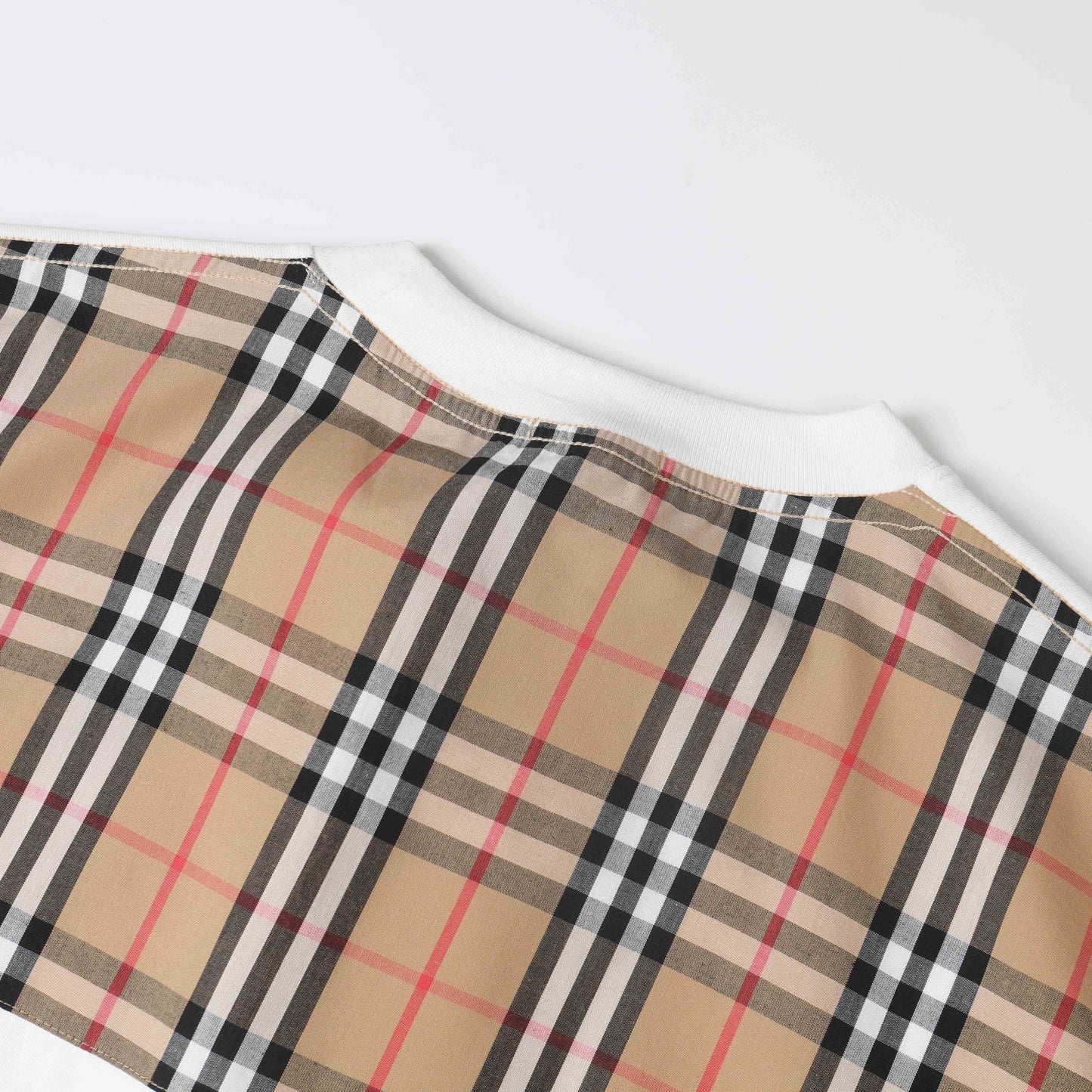 0205 high quality classic plaid T-shirt