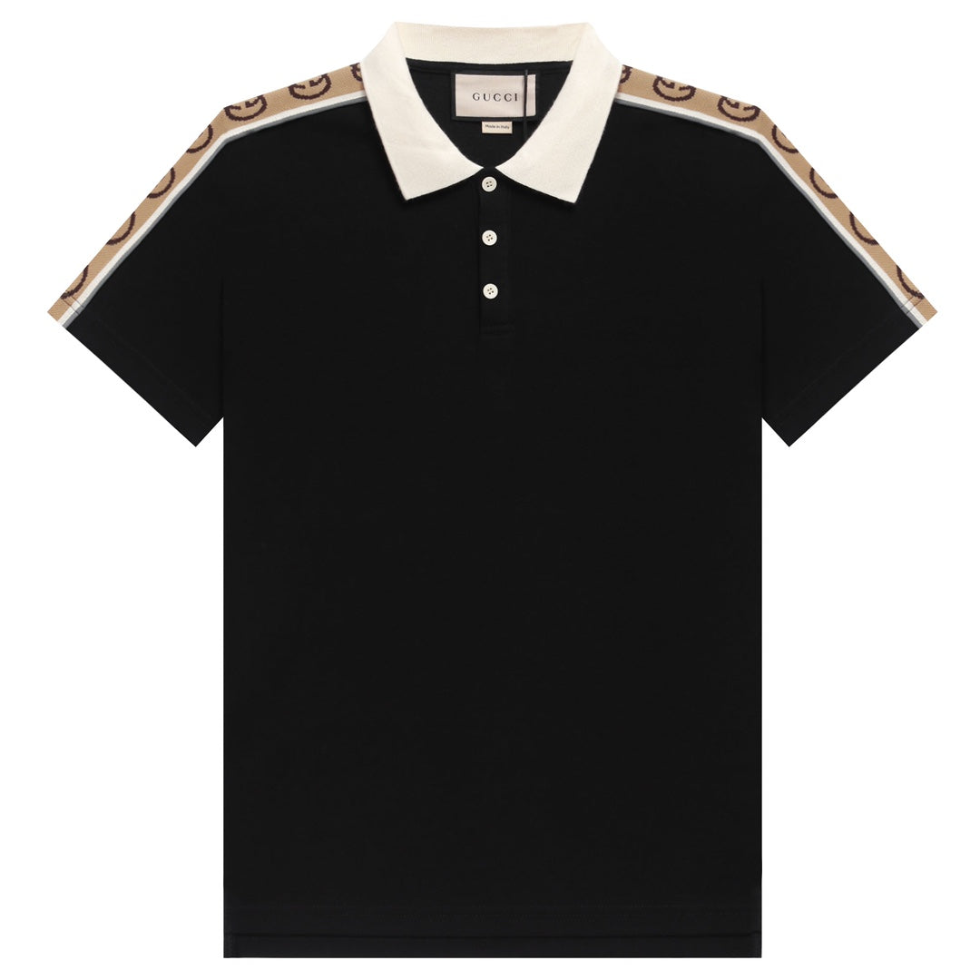 250212 Classic high quality jacquard polo shirt