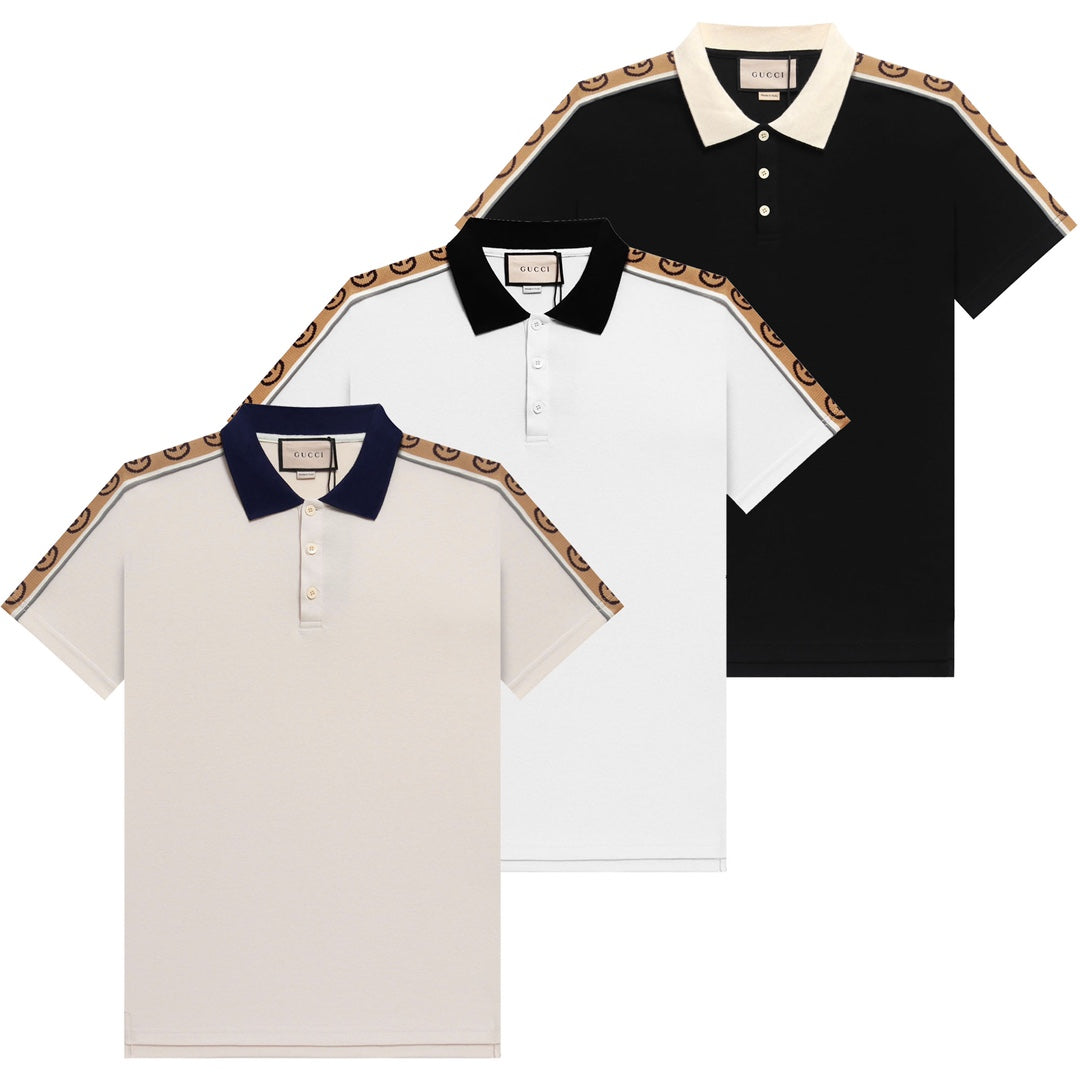 250212 Classic high quality jacquard polo shirt