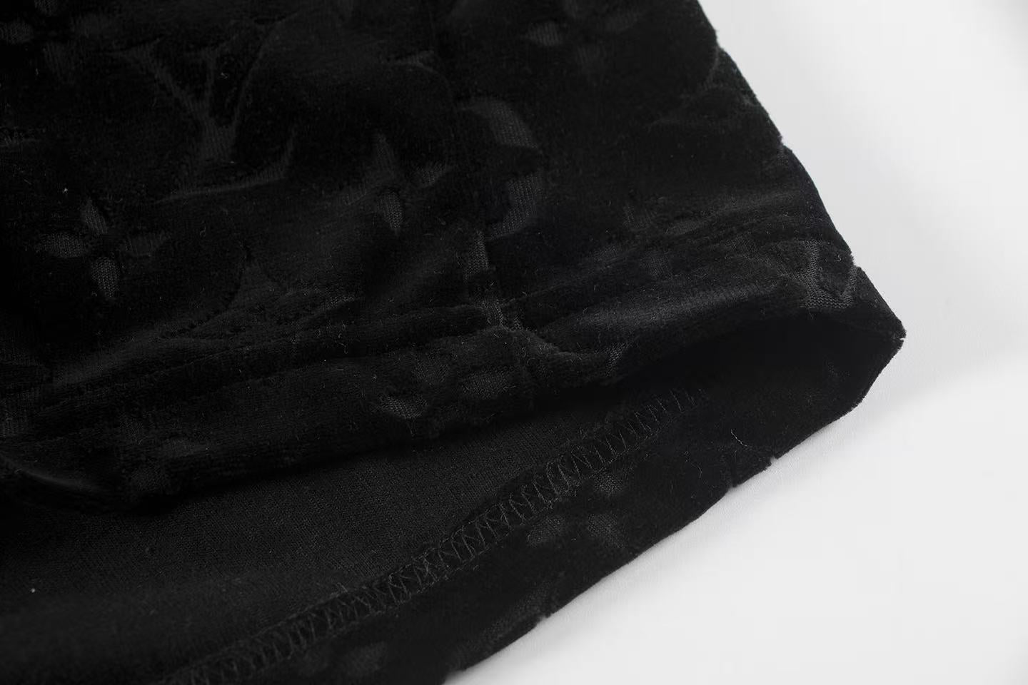 250212 New soft jacquard velvet shorts