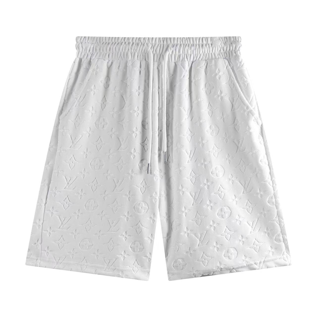 250212 New soft jacquard velvet shorts