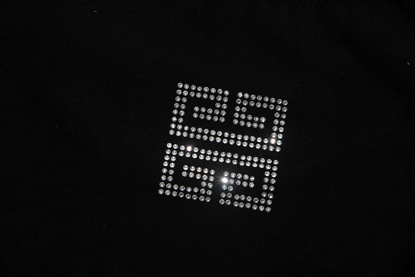 250212 New high quality sparkly diamond T-shirt