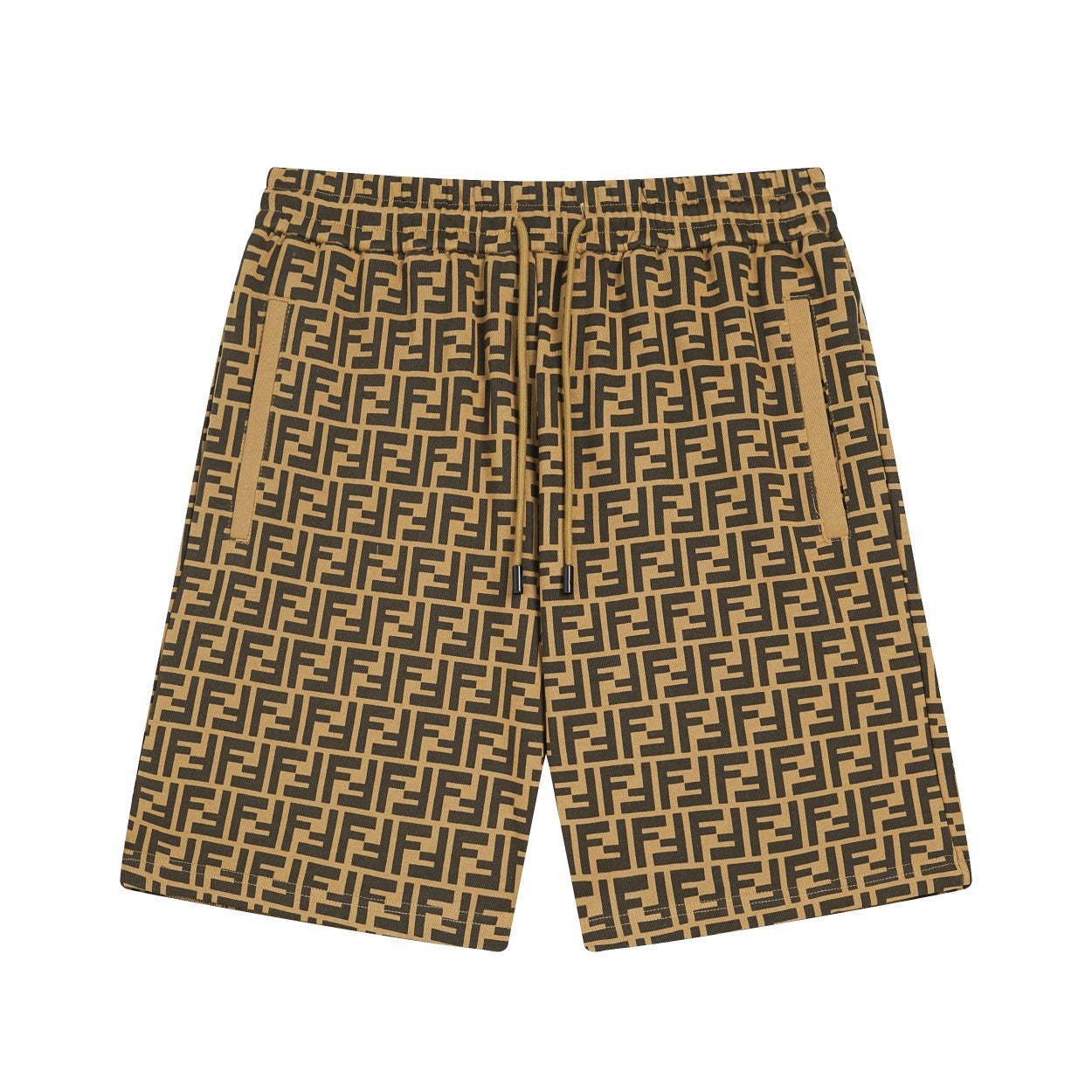 250212 High quality classic print knit shorts