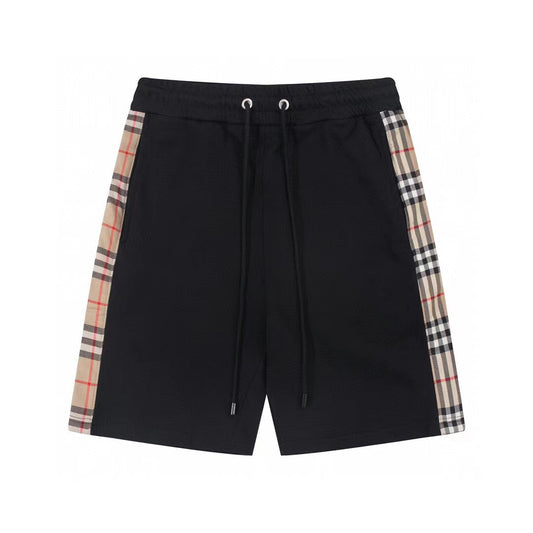 250212 Classic ribbon patchwork knitted cotton shorts