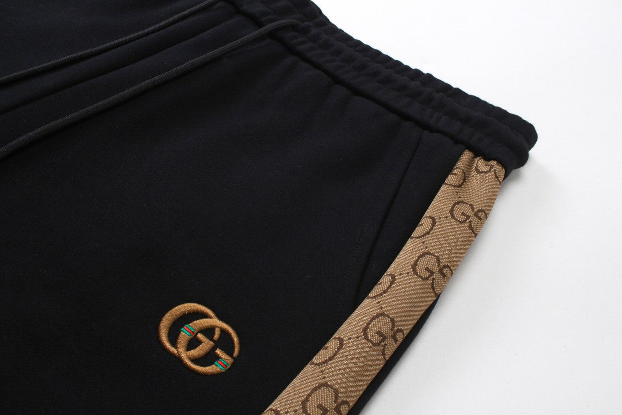 250212 Classic simple three-dimensional embroidered cotton shorts