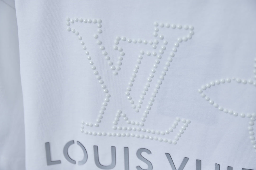 250212 New high quality monogram pearl diamond T-shirt