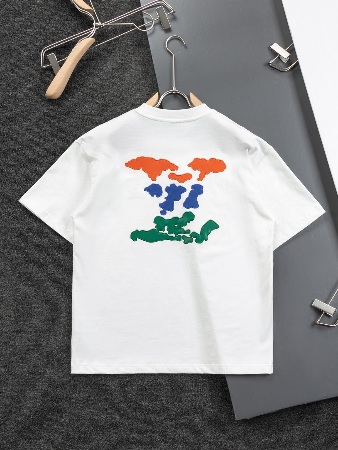 250212 New personalized rainbow print T-shirt