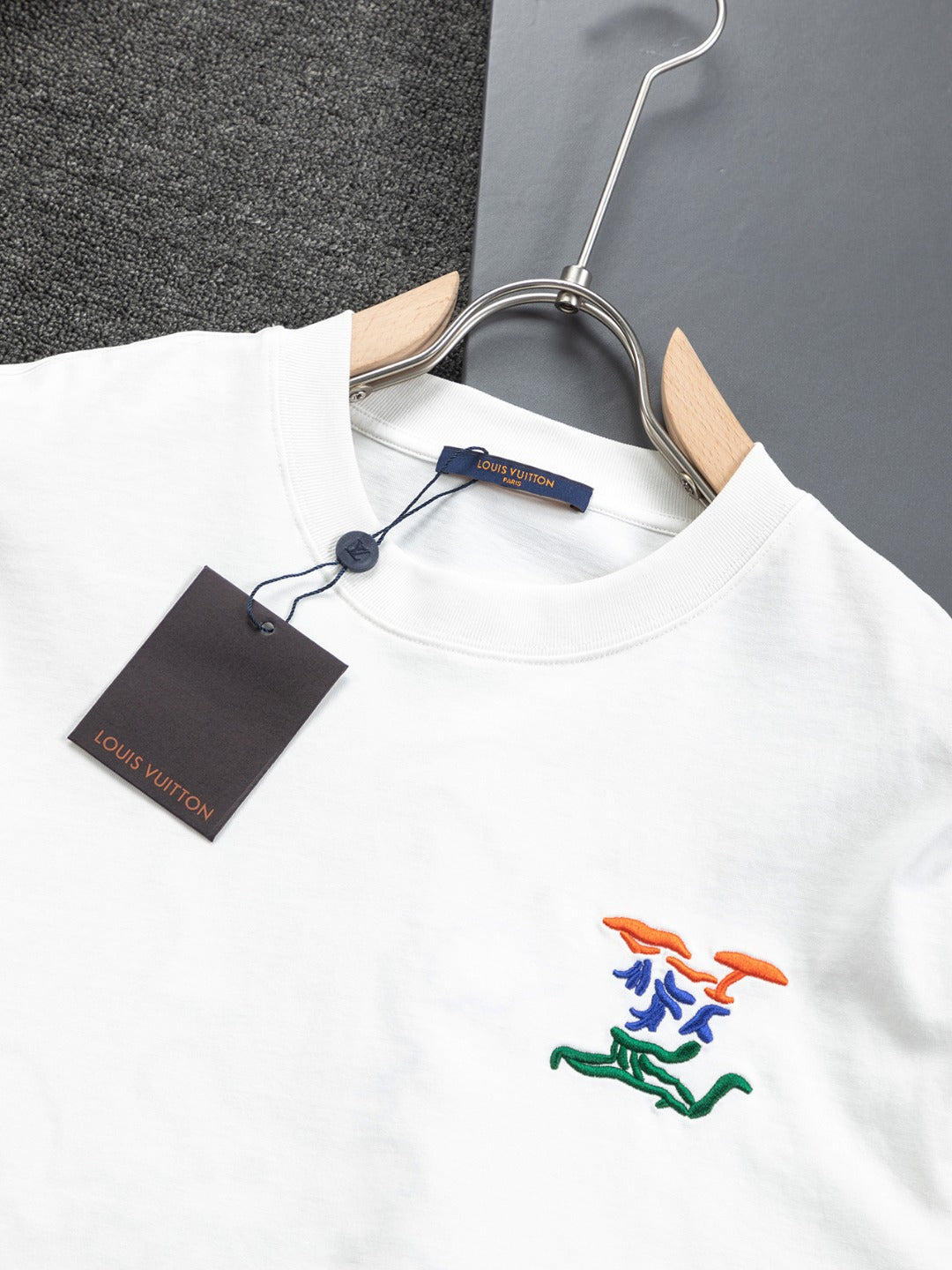 250212 New personalized rainbow print T-shirt