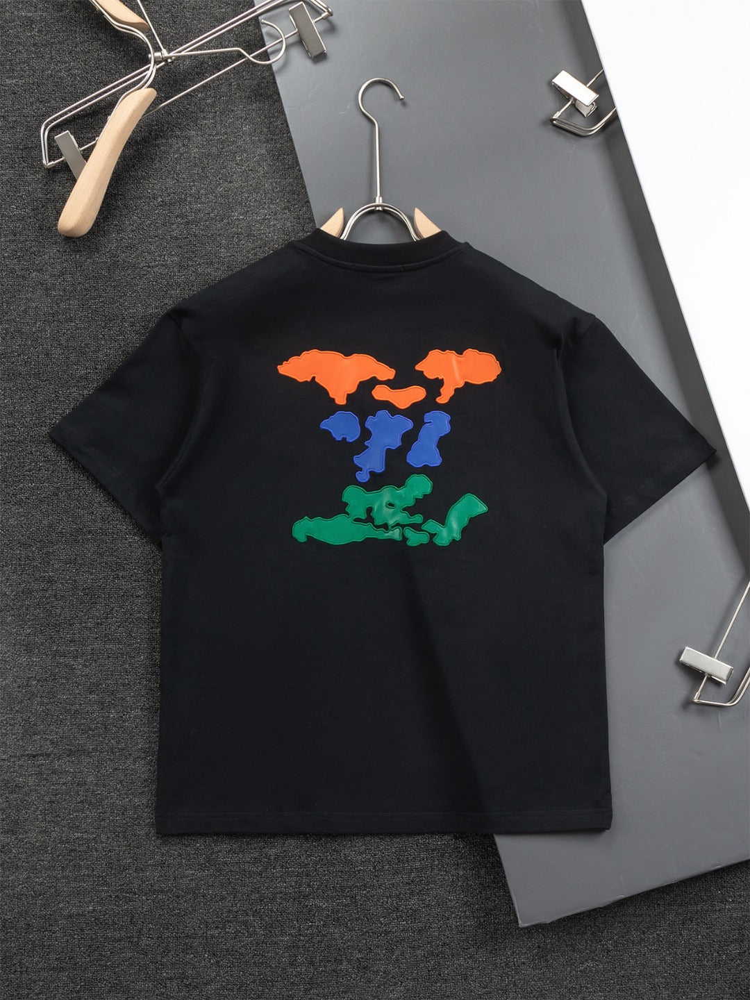 250212 New personalized rainbow print T-shirt