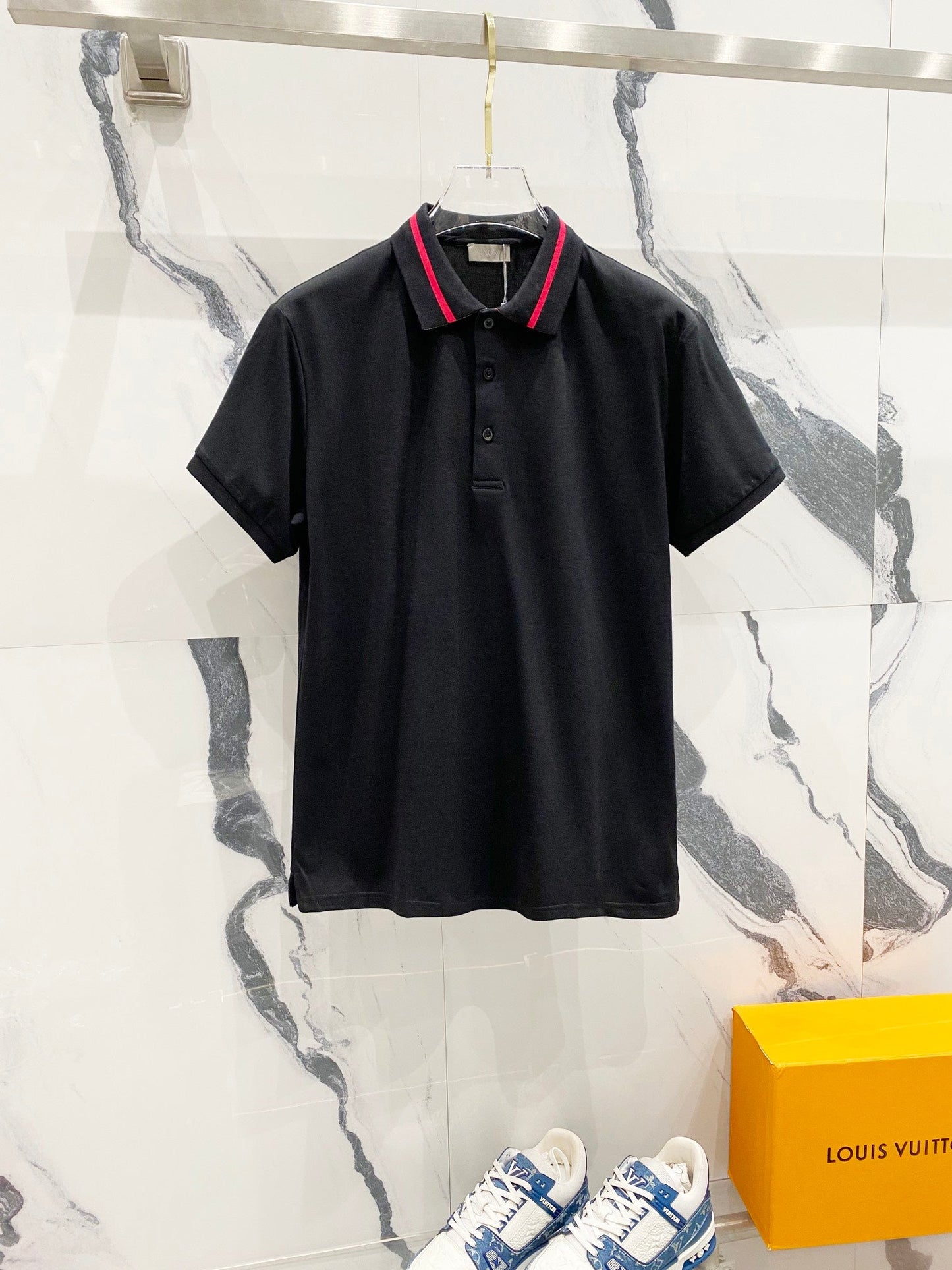 250218 New business fashion polo shirt